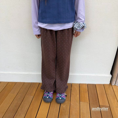 【予約】Chouchou Frill Pants  / andbutter(S-JM)