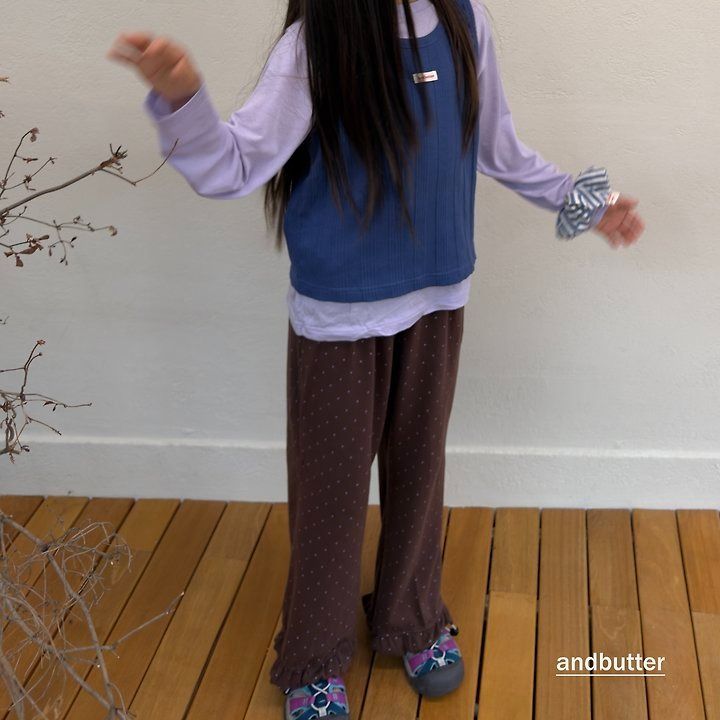 【予約】Chouchou Frill Pants  / andbutter(S-JM)