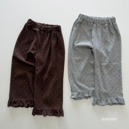 【予約】Chouchou Frill Pants  / andbutter(S-JM)