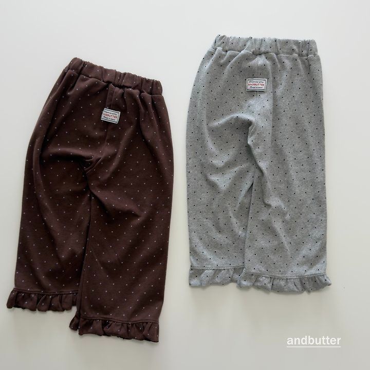 【予約】Chouchou Frill Pants  / andbutter(S-JM)