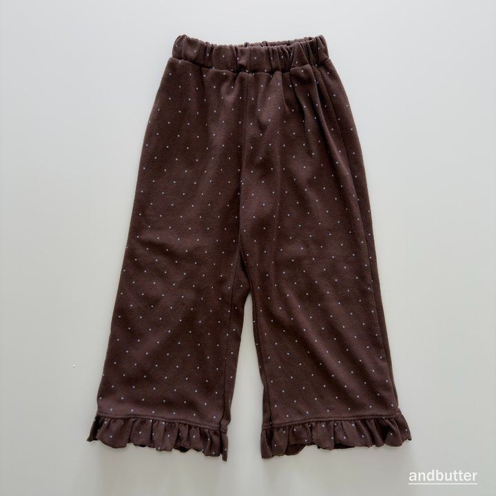 【予約】Chouchou Frill Pants  / andbutter(S-JM)