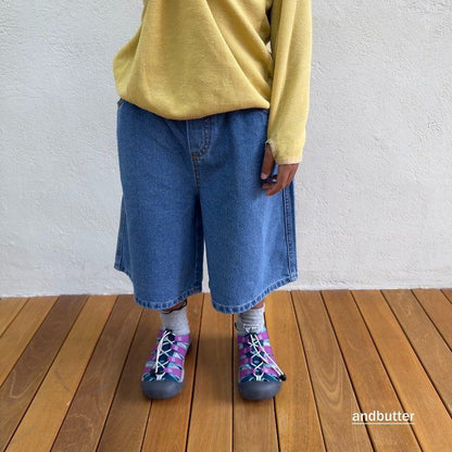 【予約】Bermuda Denim Pants / andbutter(S-JM)