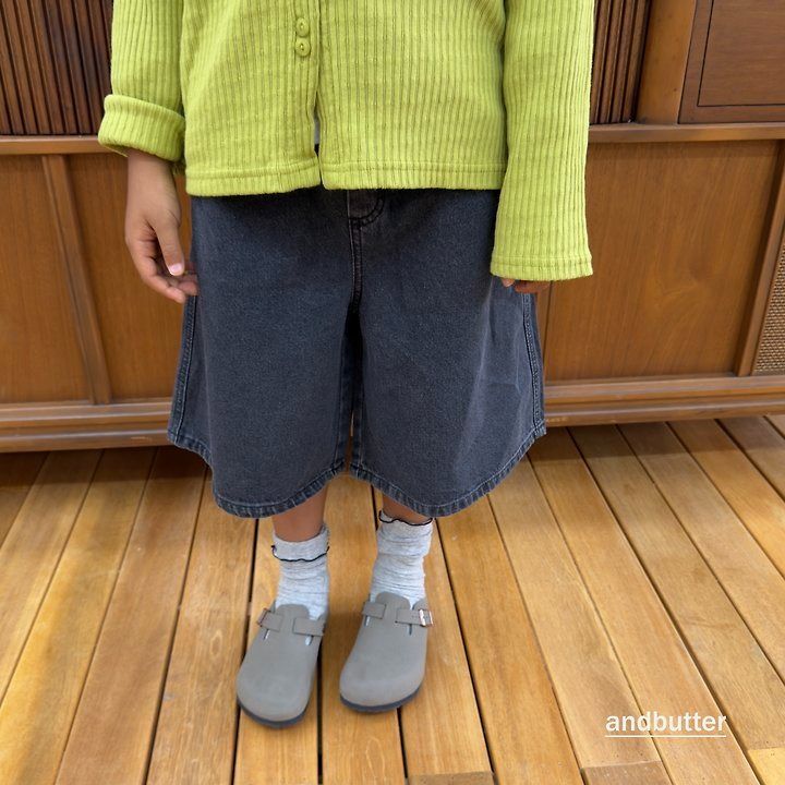 【予約】Bermuda Denim Pants / andbutter(S-JM)