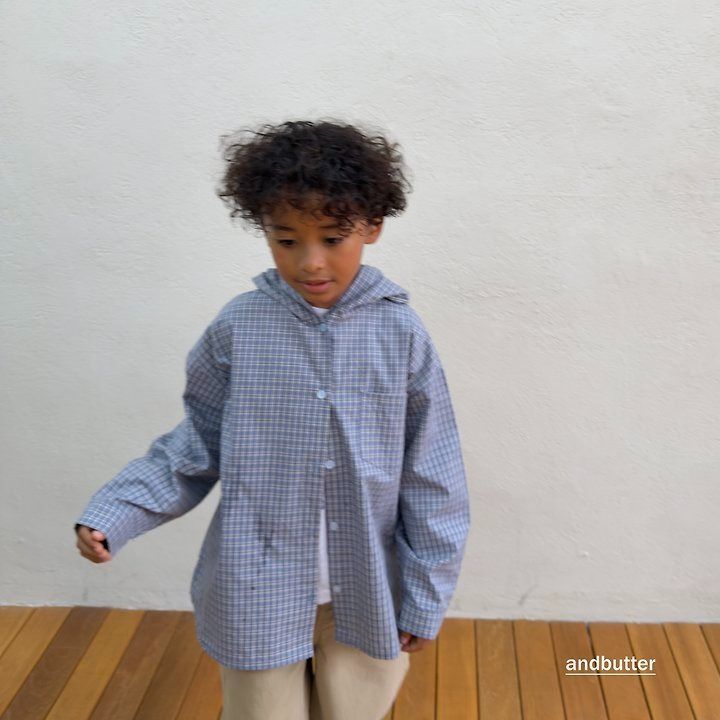 【予約】Cap Hood Shirt / andbutter(S-JM)