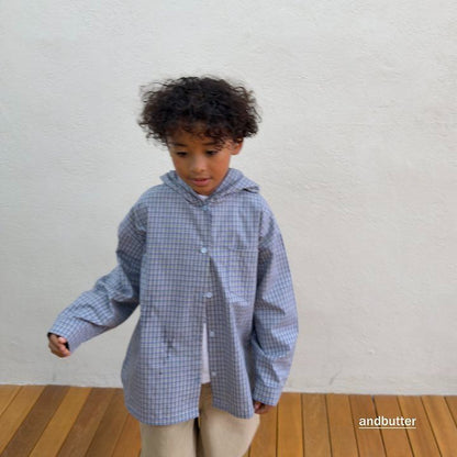 【予約】Cap Hood Shirt / andbutter(S-JM)