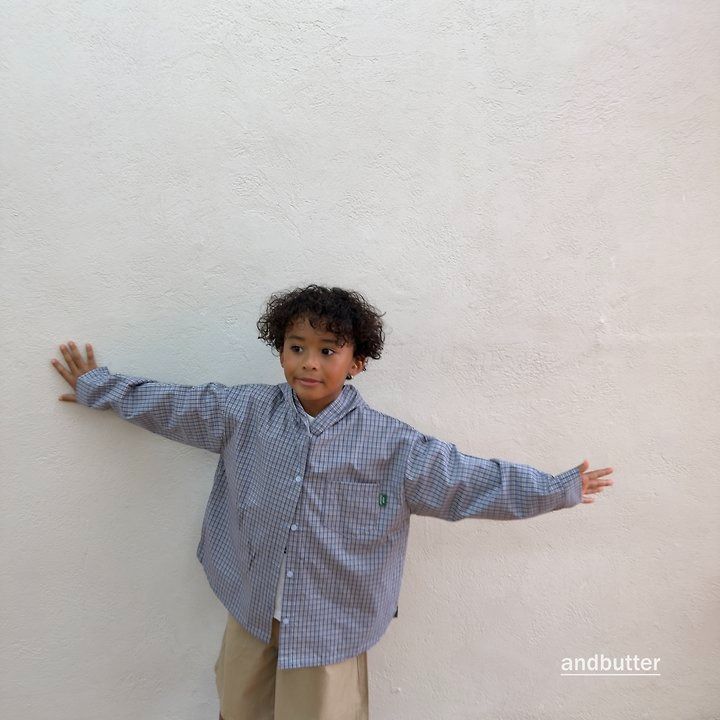 【予約】Cap Hood Shirt / andbutter(S-JM)