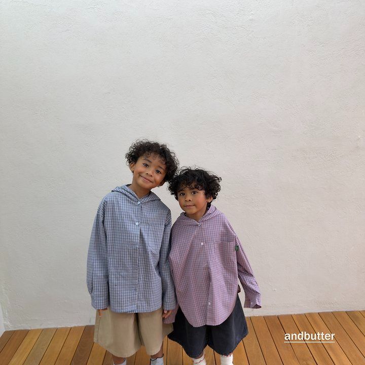 【予約】Cap Hood Shirt / andbutter(S-JM)