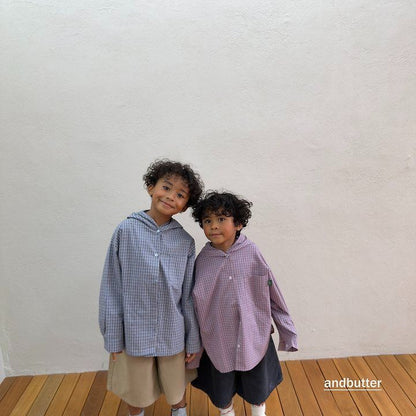 【予約】Cap Hood Shirt / andbutter(S-JM)
