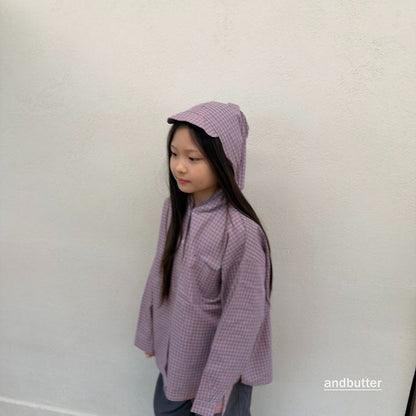 【予約】Cap Hood Shirt / andbutter(S-JM)