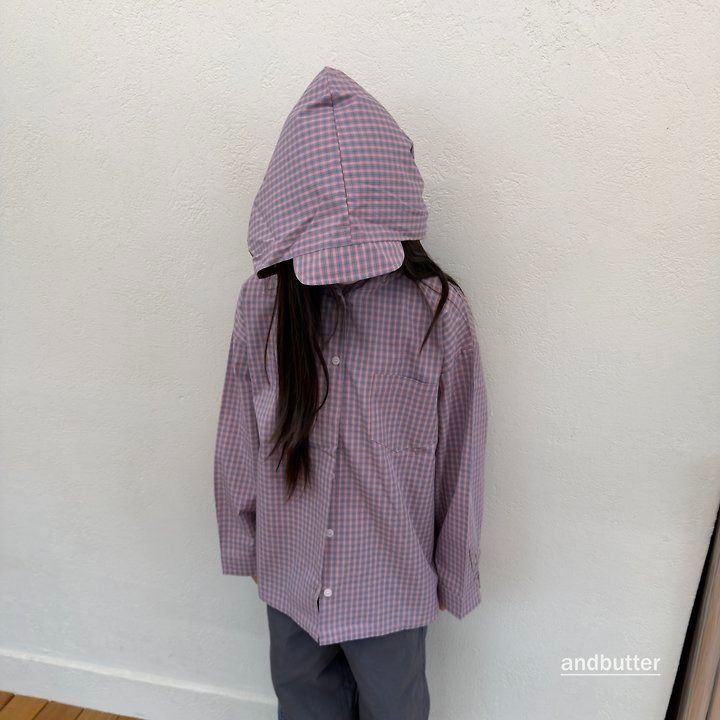 【予約】Cap Hood Shirt / andbutter(S-JM)