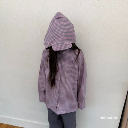 【予約】Cap Hood Shirt / andbutter(S-JM)