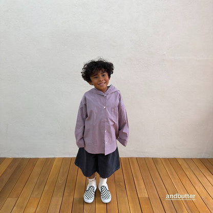 【予約】Cap Hood Shirt / andbutter(S-JM)