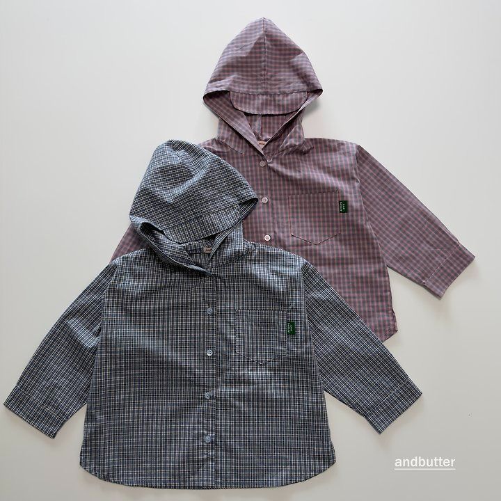 【予約】Cap Hood Shirt / andbutter(S-JM)