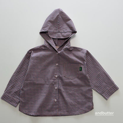 【予約】Cap Hood Shirt / andbutter(S-JM)