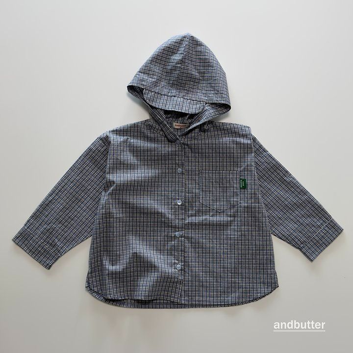 【予約】Cap Hood Shirt / andbutter(S-JM)