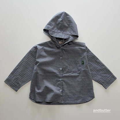【予約】Cap Hood Shirt / andbutter(S-JM)