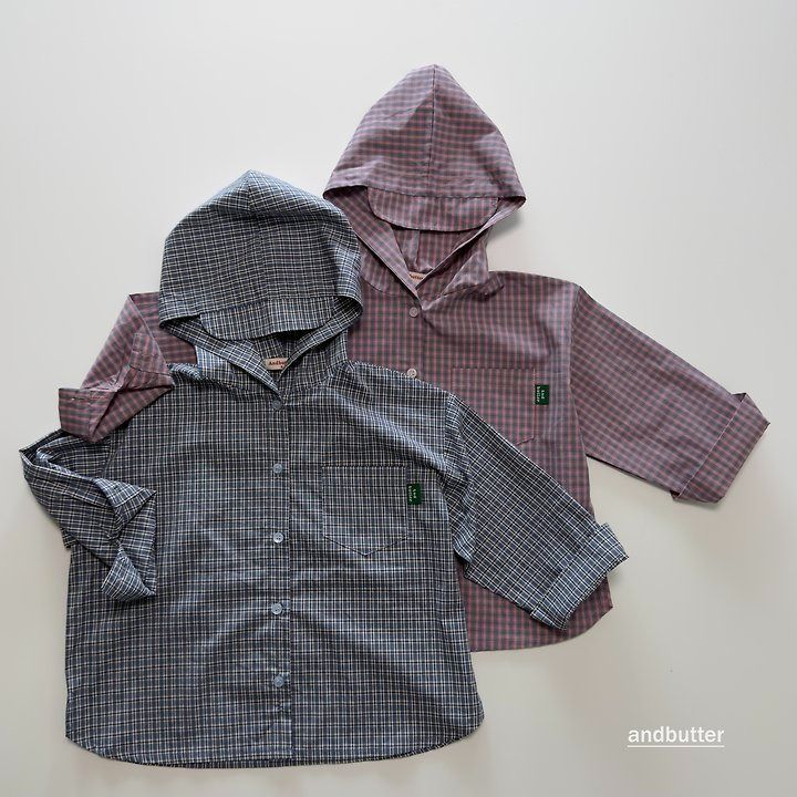 【予約】Cap Hood Shirt / andbutter(S-JM)