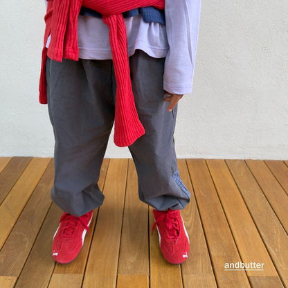 【予約】Side Line Jogger Pants / andbutter(S-JM)