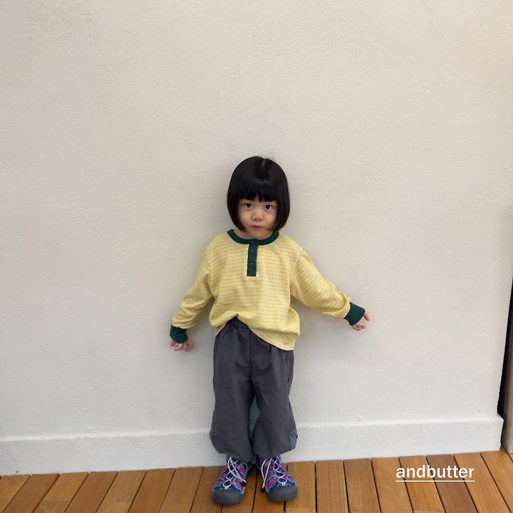 【予約】Side Line Jogger Pants / andbutter(S-JM)