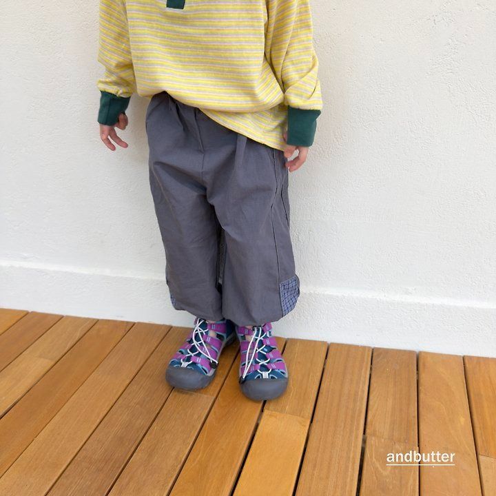 【予約】Side Line Jogger Pants / andbutter(S-JM)