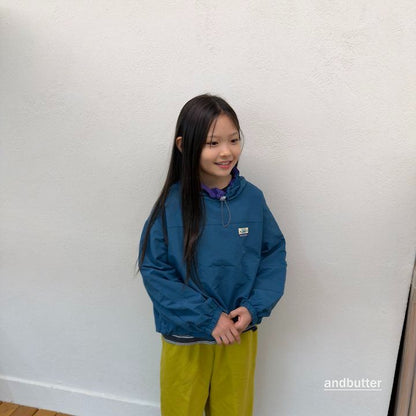 【予約】Color Neck Anorak / andbutter(S-JM)