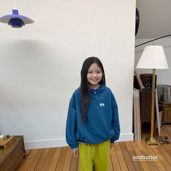 【予約】Color Neck Anorak / andbutter(S-JM)