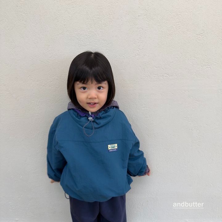 【予約】Color Neck Anorak / andbutter(S-JM)