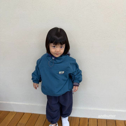 【予約】Color Neck Anorak / andbutter(S-JM)