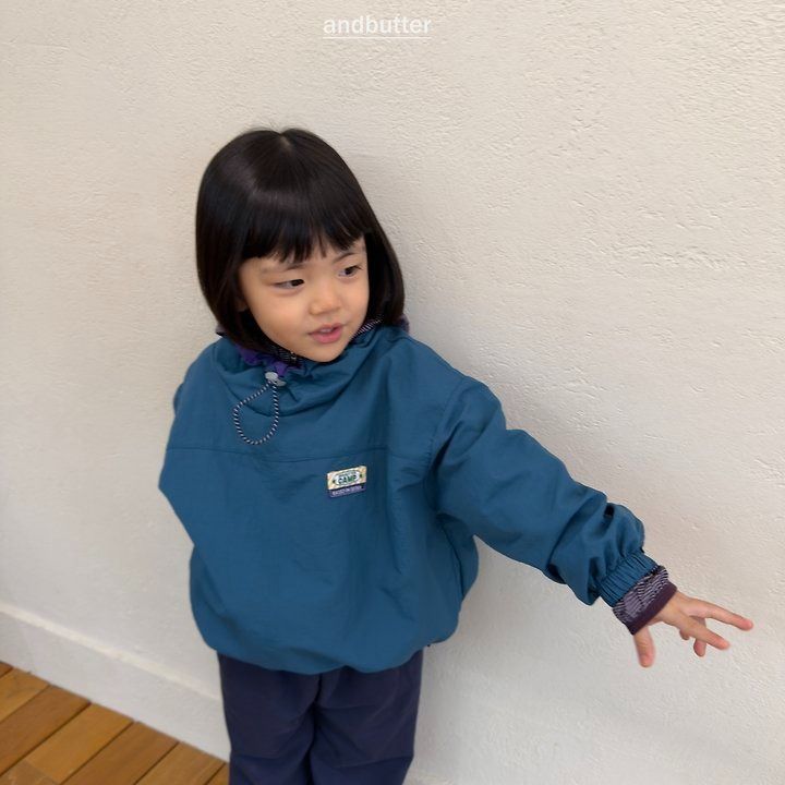 【予約】Color Neck Anorak / andbutter(S-JM)