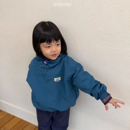 【予約】Color Neck Anorak / andbutter(S-JM)