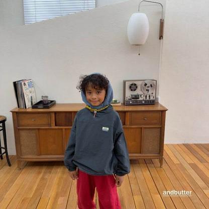 【予約】Color Neck Anorak / andbutter(S-JM)