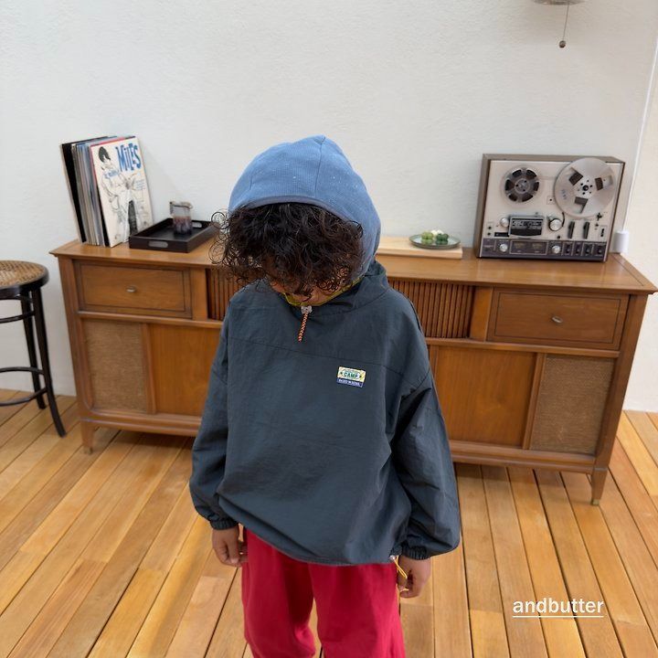 【予約】Color Neck Anorak / andbutter(S-JM)