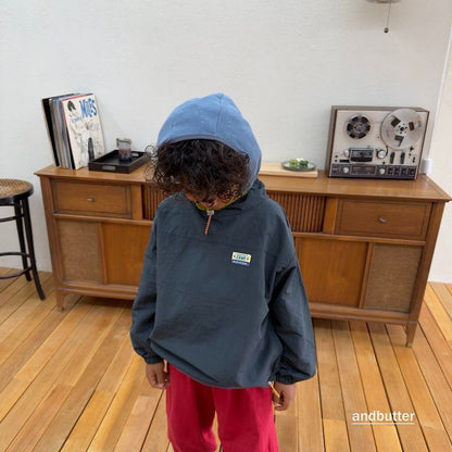 【予約】Color Neck Anorak / andbutter(S-JM)