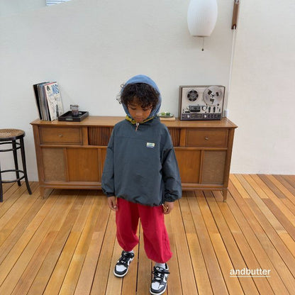 【予約】Color Neck Anorak / andbutter(S-JM)