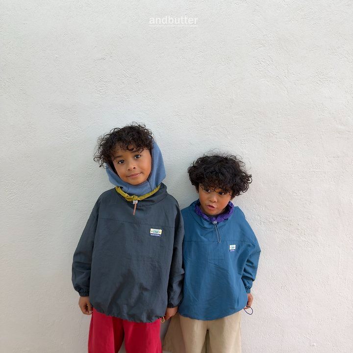 【予約】Color Neck Anorak / andbutter(S-JM)