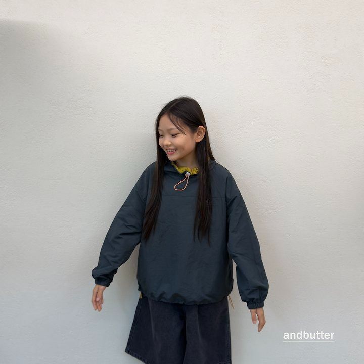 【予約】Color Neck Anorak / andbutter(S-JM)