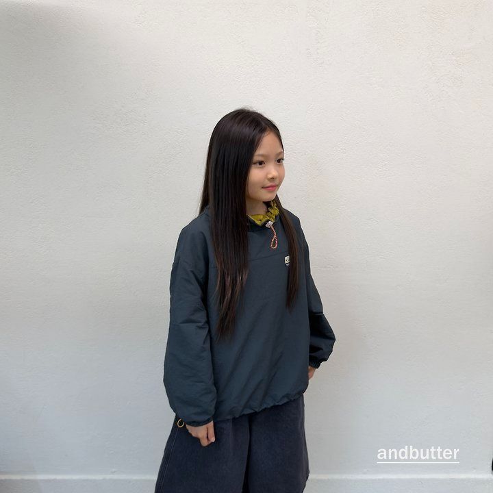 【予約】Color Neck Anorak / andbutter(S-JM)