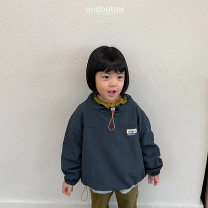 【予約】Color Neck Anorak / andbutter(S-JM)