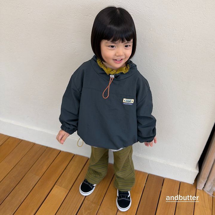 【予約】Color Neck Anorak / andbutter(S-JM)