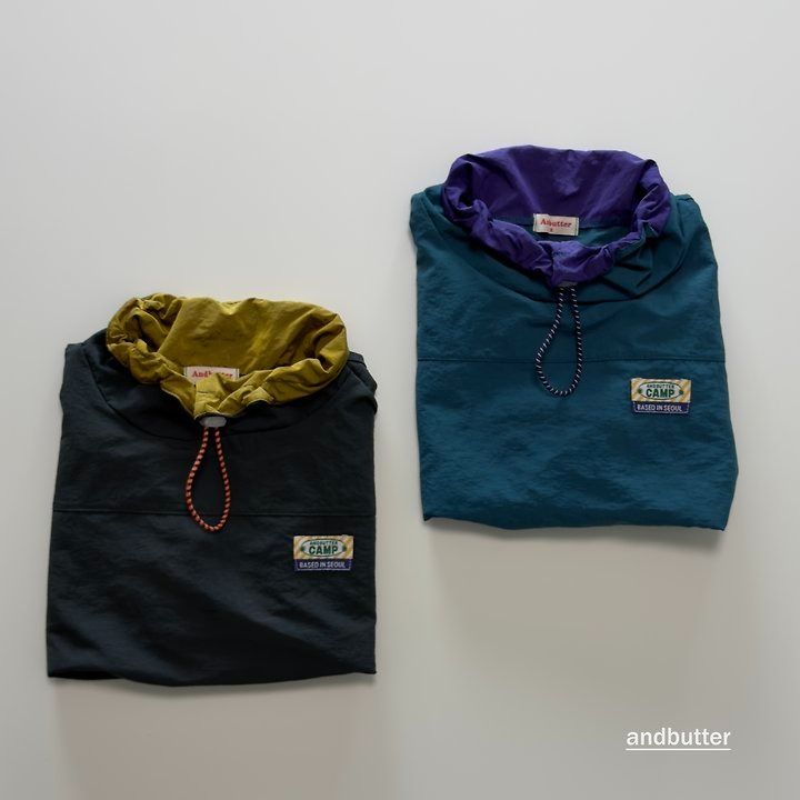 【予約】Color Neck Anorak / andbutter(S-JM)