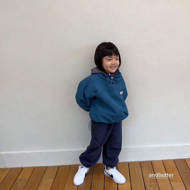 【予約】Mini Heart Jogger Pants / andbutter(S-JM)