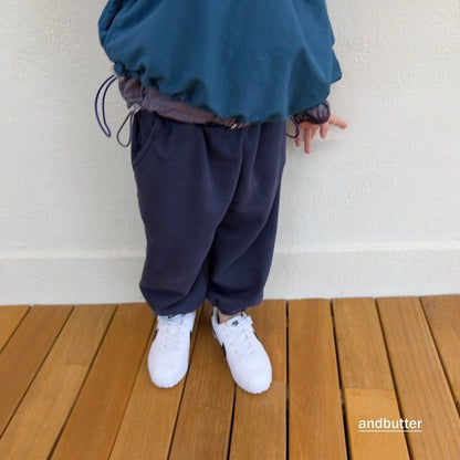 【予約】Mini Heart Jogger Pants / andbutter(S-JM)