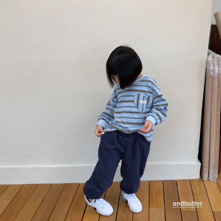 【予約】Mini Heart Jogger Pants / andbutter(S-JM)