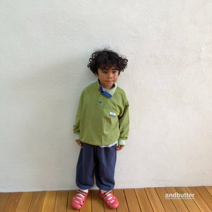 【予約】Mini Heart Jogger Pants / andbutter(S-JM)