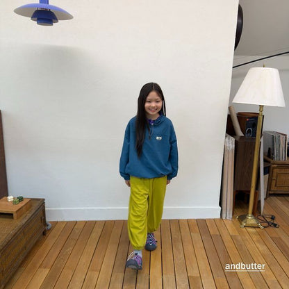 【予約】Mini Heart Jogger Pants / andbutter(S-JM)