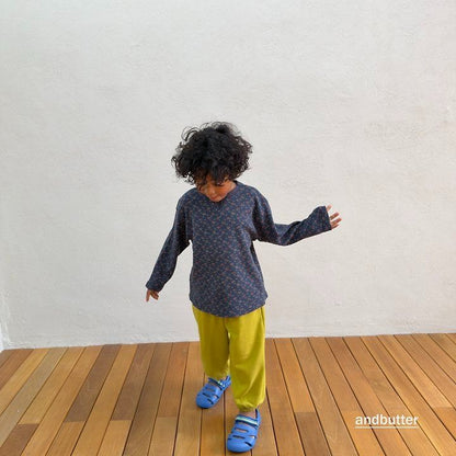 【予約】Mini Heart Jogger Pants / andbutter(S-JM)