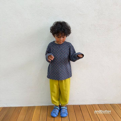 【予約】Mini Heart Jogger Pants / andbutter(S-JM)