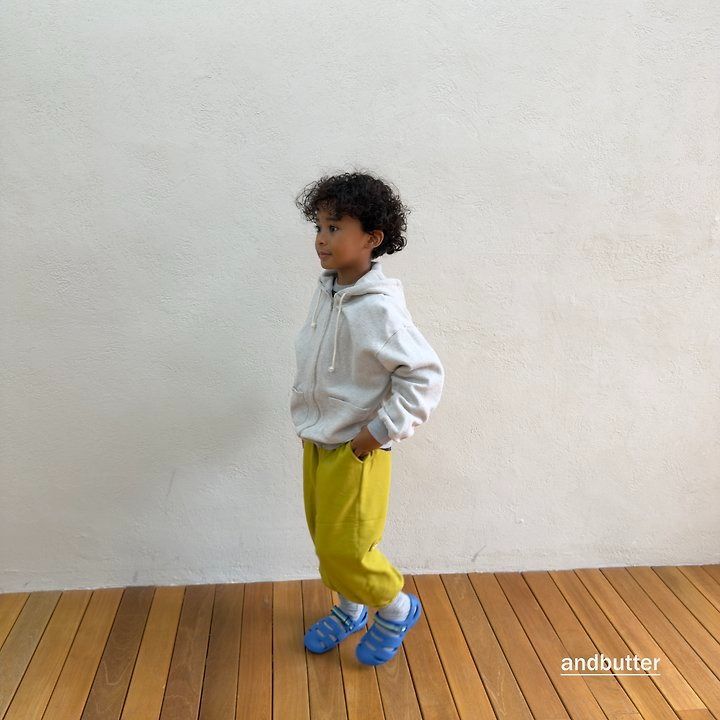 【予約】Mini Heart Jogger Pants / andbutter(S-JM)