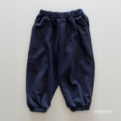 【予約】Mini Heart Jogger Pants / andbutter(S-JM)