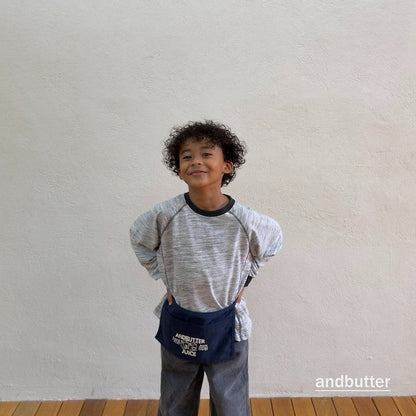 【予約】Slub Line T-Shirt / andbutter(S-JM)
